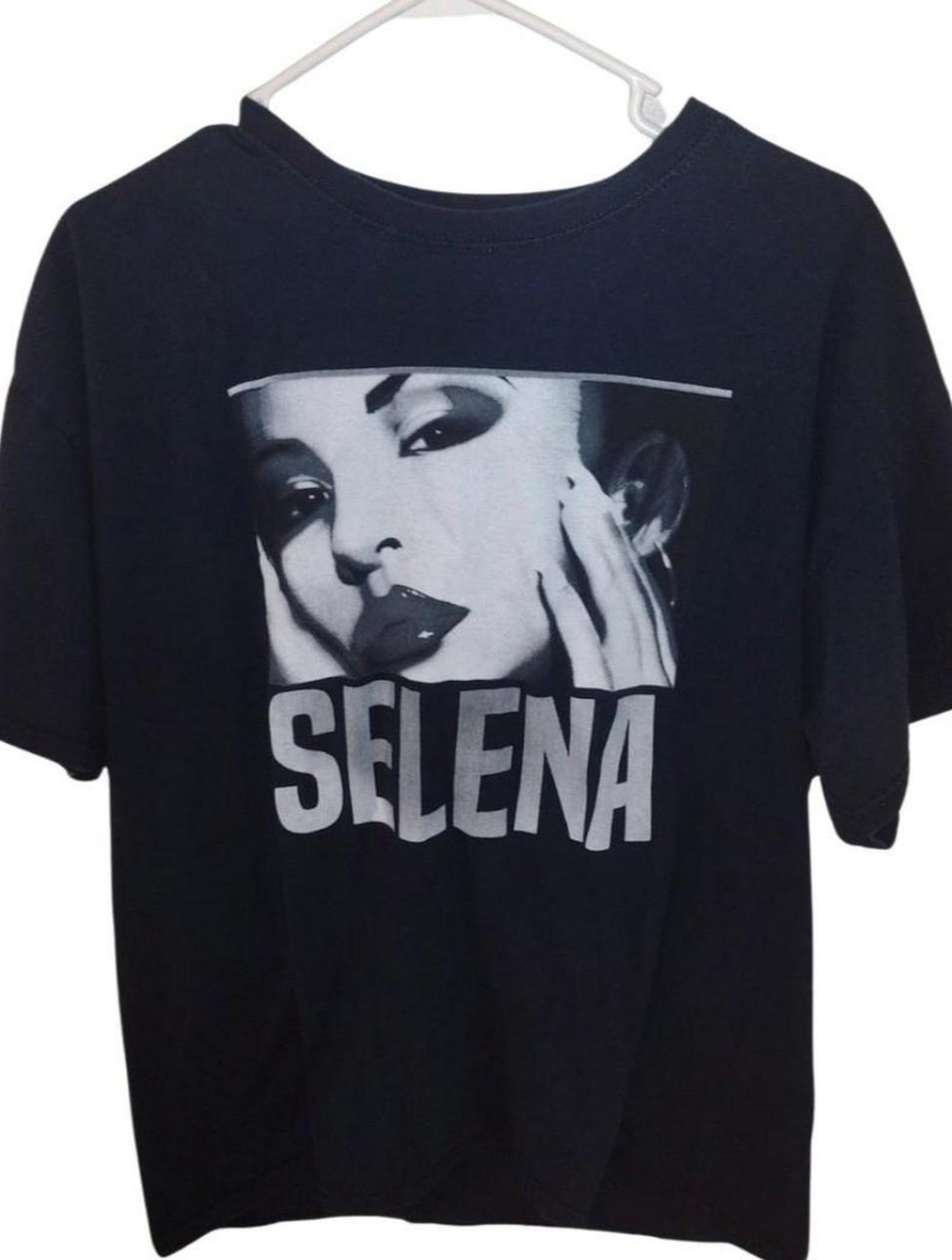 Women's Selena Black Graphic Tee